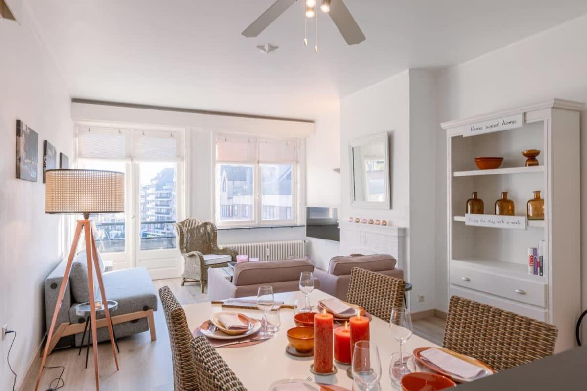 Huswell - Beautiful And Spacious Studio With Side Seaview Кнокке-Хейст Экстерьер фото
