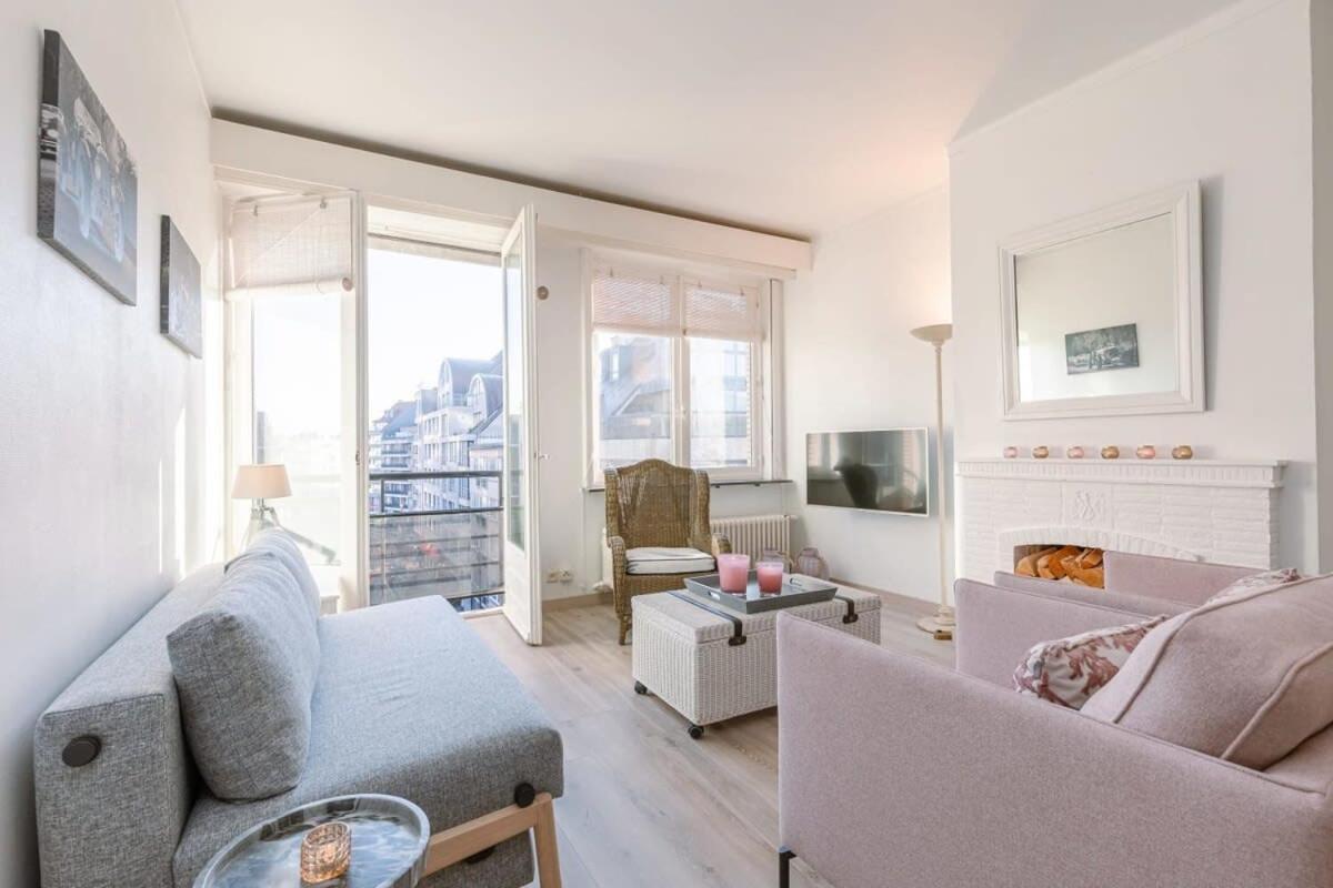 Huswell - Beautiful And Spacious Studio With Side Seaview Кнокке-Хейст Экстерьер фото